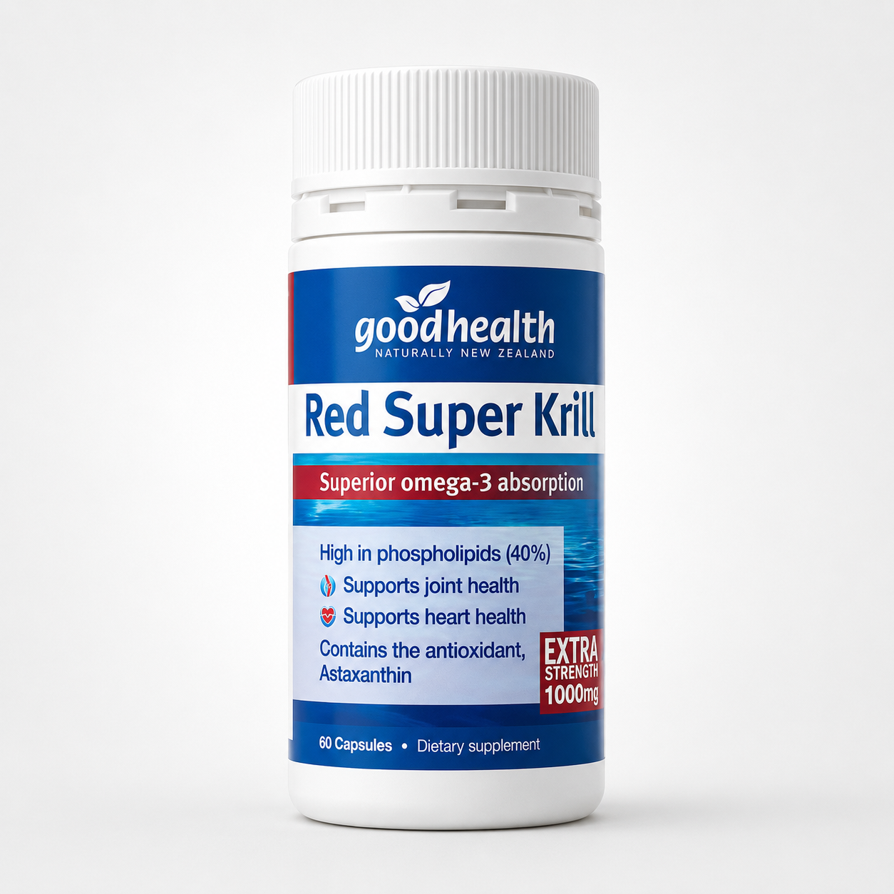 Red Super Krill 1000mg 60 Capsules