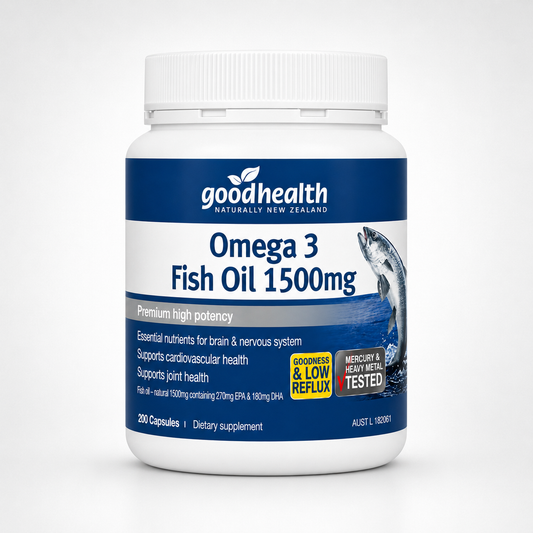 Omega 3 Fish Oil 1500mg 200 Capsules