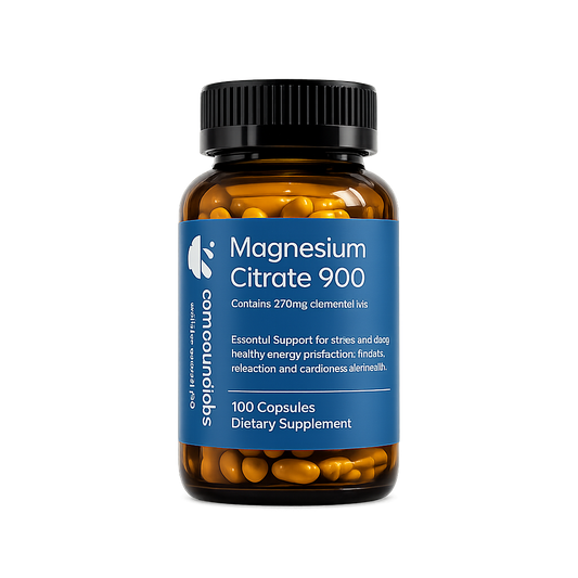 Magnesium Citrate 900 - 100 Capsules