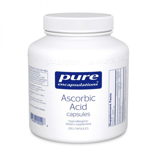 Ascorbic Acid ( Pure Encapsulations) one gram 250 caps