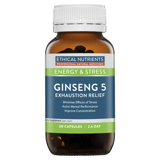 Ginseng 5 Exhaustion Relief 60 Caps