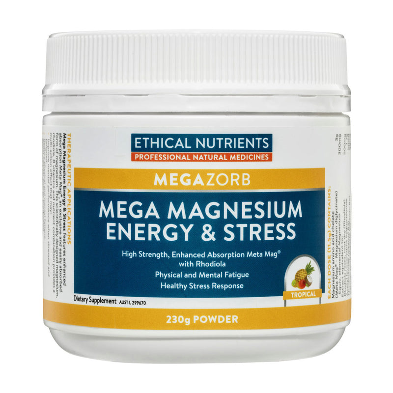 Mega Magnesium Energy and Stress Powder 230g